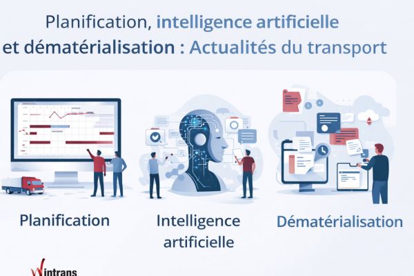 Actualités du mois : planification, intelligence artificielle et dématérialisation dans le transport
