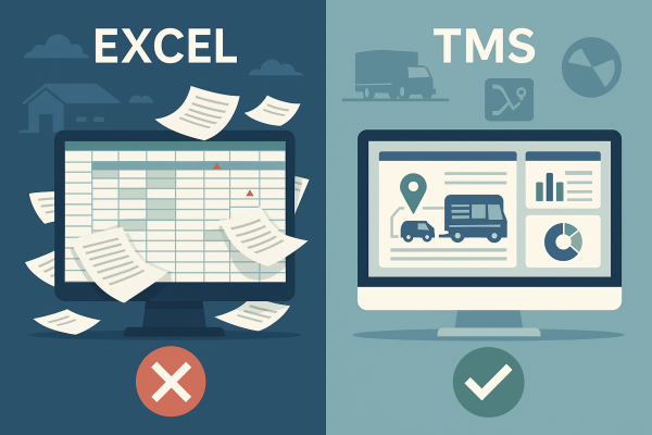 TMS vs Excel : quel outil choisir pour gérer le transport routier en 2025 ?