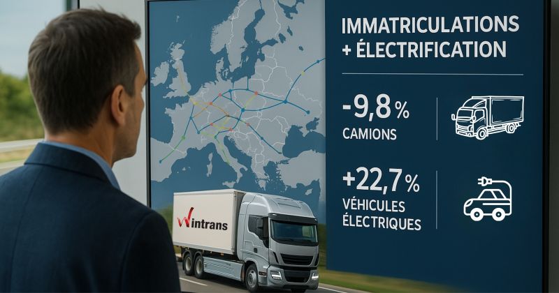 Immatriculations de véhicules industriels : un marché en mutation entre repli et électrification